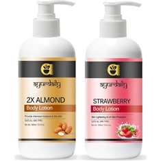 Combo of Almond  & Strawberry Body Lotion